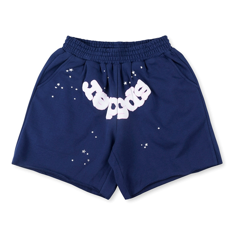 Sp5der OG Web Logo Sweat Short Heather
