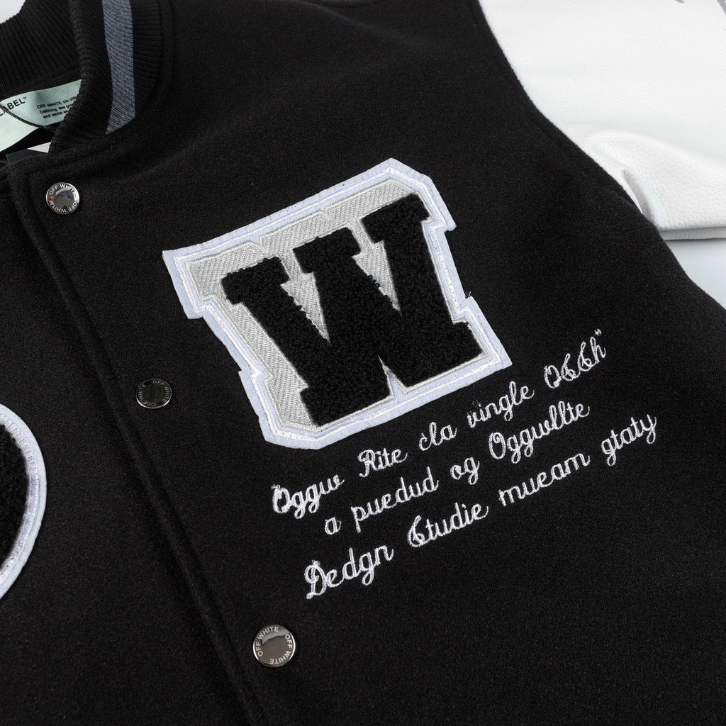 OFF WHITE baseball jacket