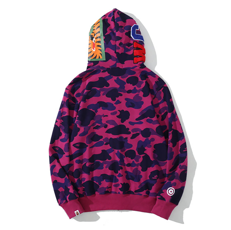 BAPE WGM Camo Zipper Hoodie