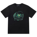 AMlRl Leaf-Print Crewneck Cotton-Jersey T-Shirt