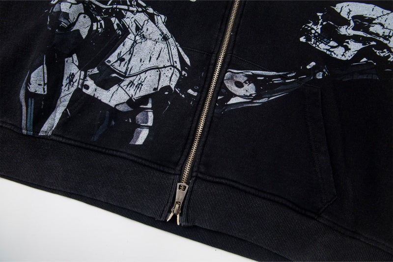 Godspeed Mankind vs Ai Zip Up Hoodies