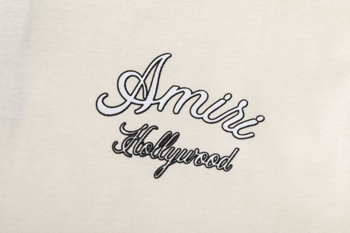 AMIRl Embroidered Logo T-Shirts