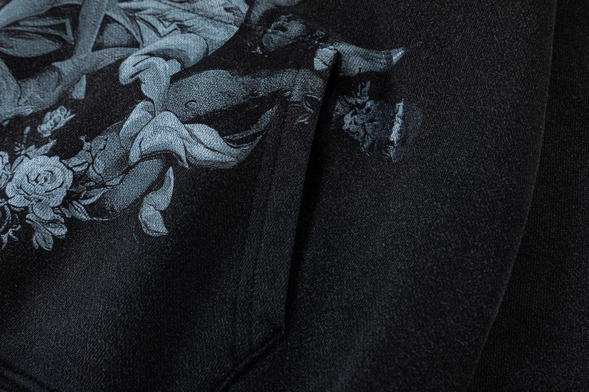 Off-White Baroque Cherub Graphic Hoodie