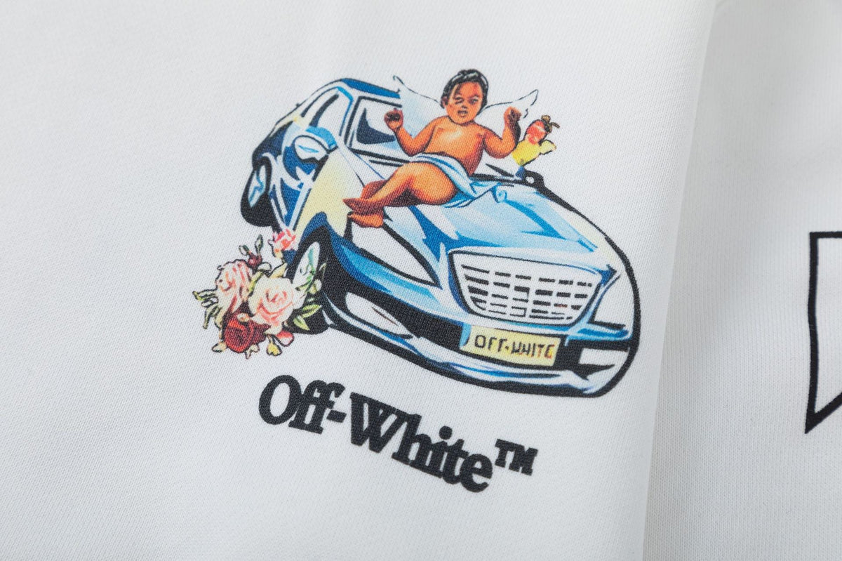 Off-White Logo-Embroidered Hoodies