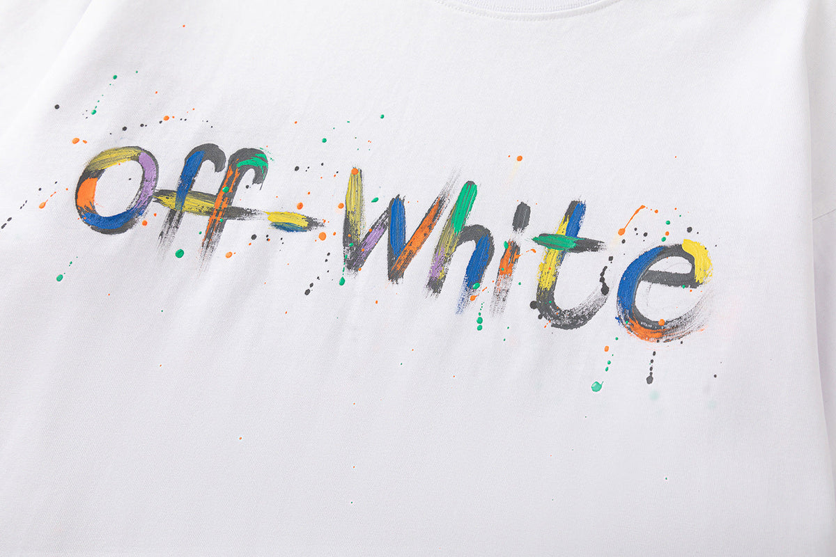 Off-White Bookish Crazy Cotton T-Shirt