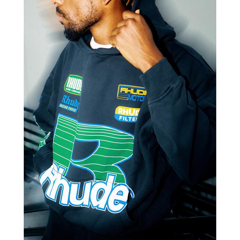 RHUDE Roadway Racing Hoodie