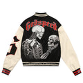 Godspeed Mankind Vs Ai Varsity Jacket Black/red