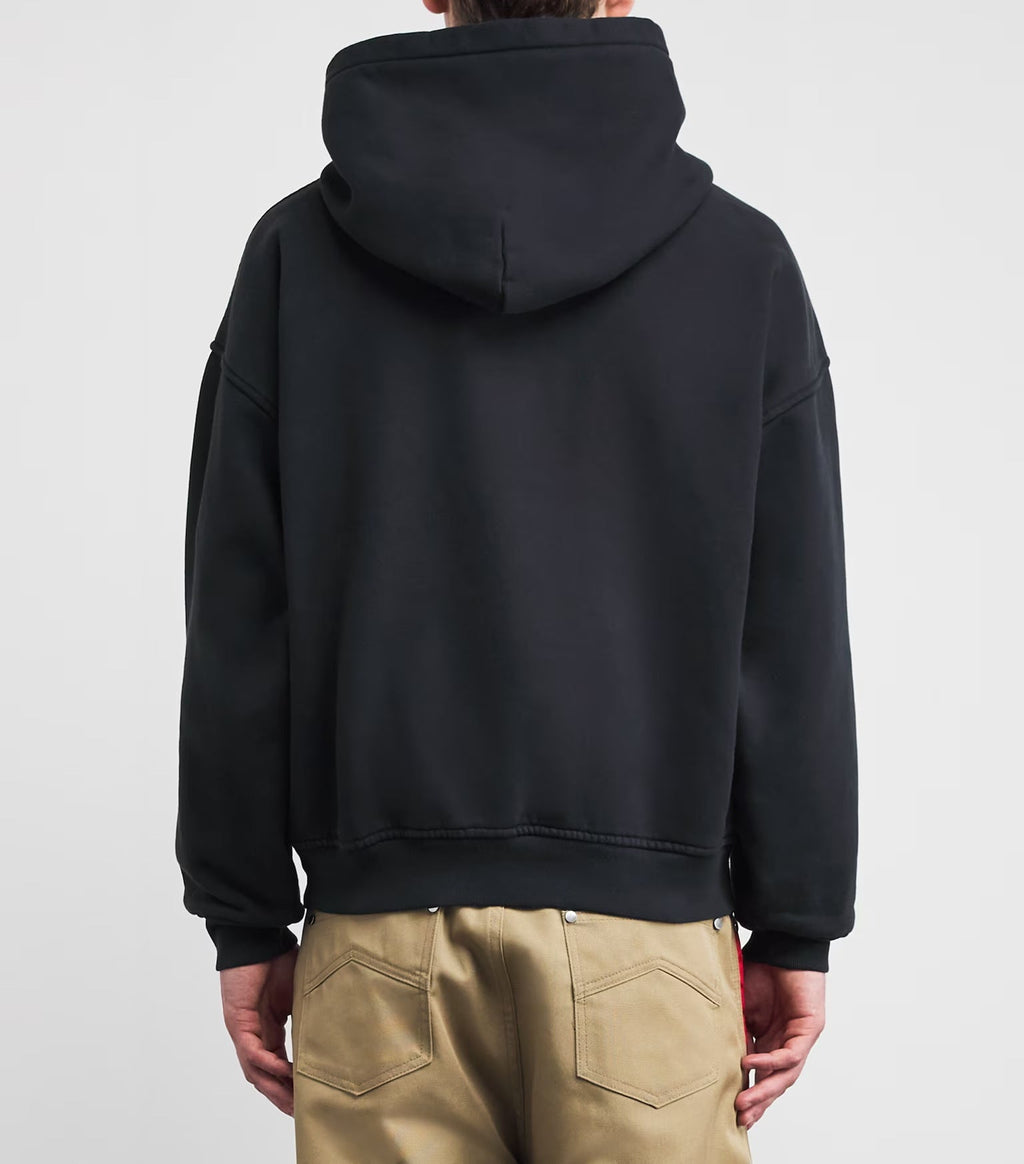 Rhude Black x Harrods Cotton Lago Di Como Hoodie