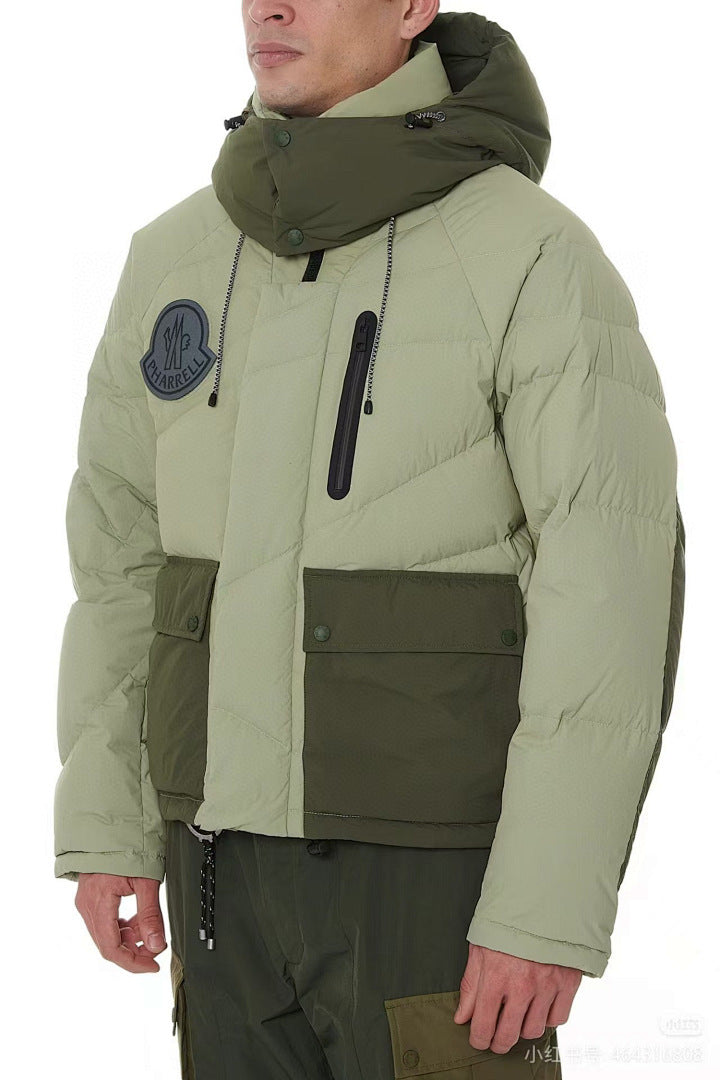 Moncler x Pharrell Chestnut Short Down Jacket