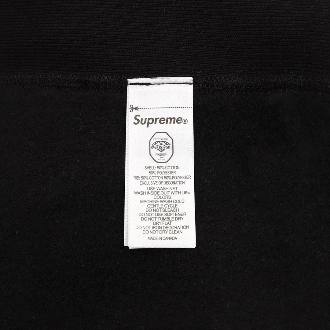 Supreme X Swarovski Motion Logo Hooded Sweatshirt
