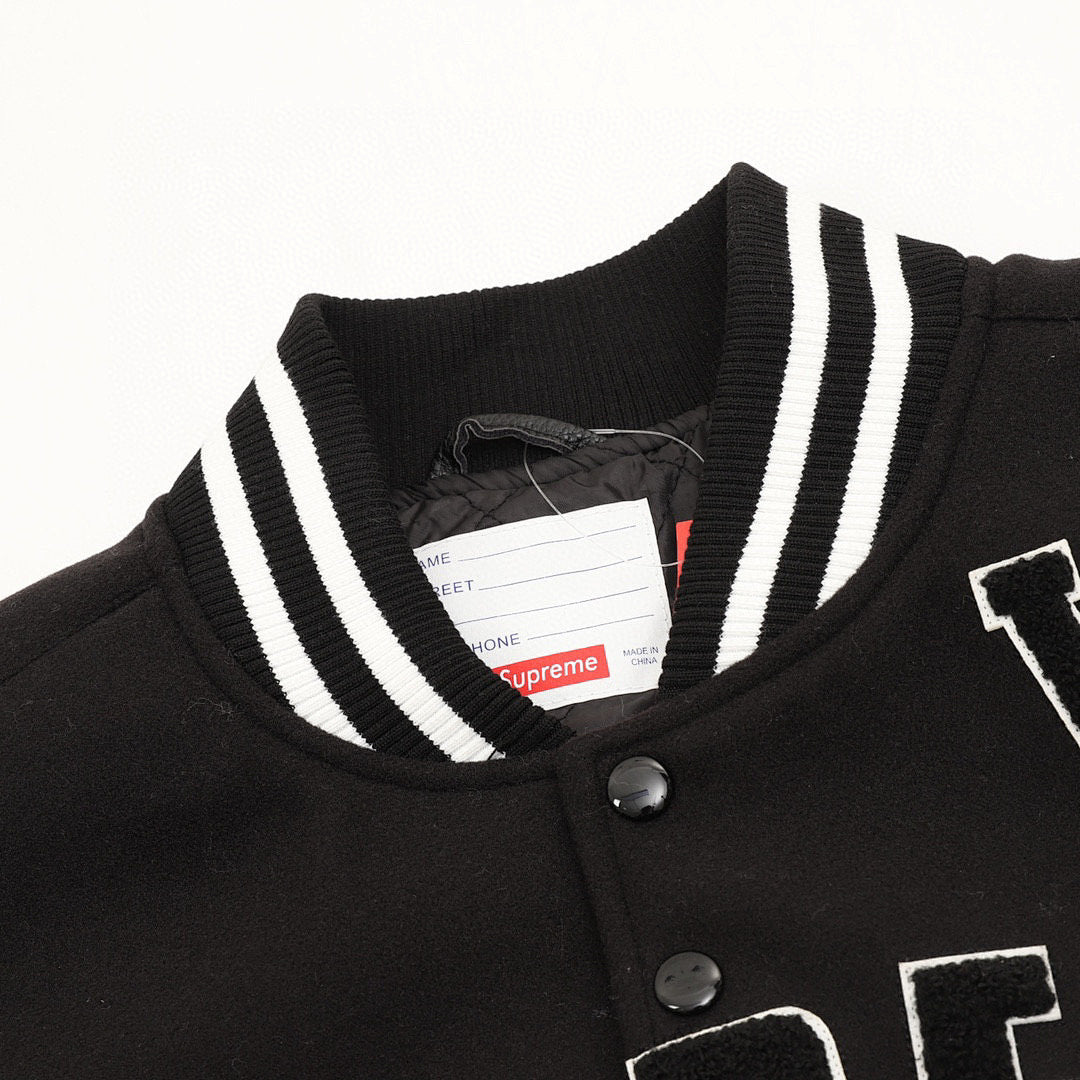 Supreme SS25 week3 Praises Varsity Jacket