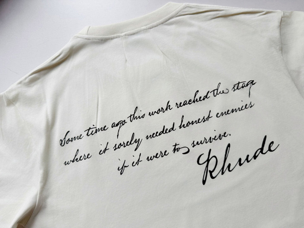 RHUDE Crewneck Cotton Tee