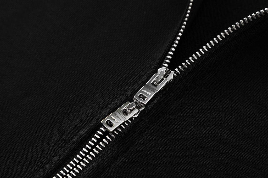 AMIRI Relaxed Zip Up Cotton Hoodies