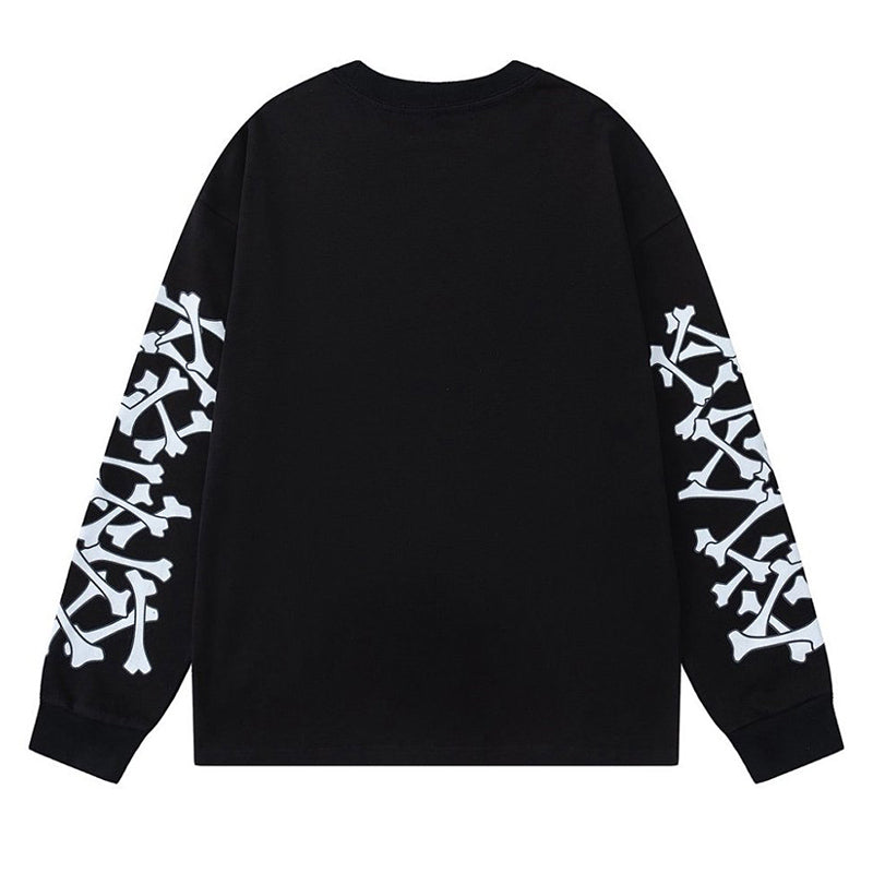 AMIRI Bones Stacked Long-Sleeve T-Shirts
