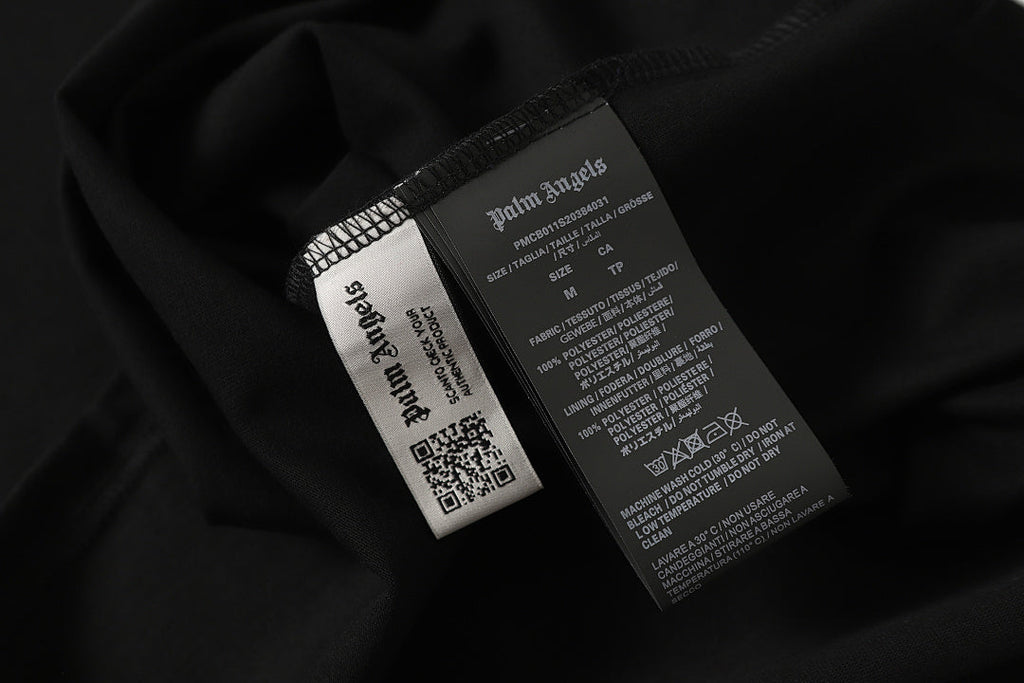 Palm Angels Curved-Logo Cotton T-Shirt