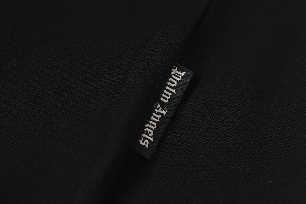 Palm Angels Curved-Logo Cotton T-Shirt