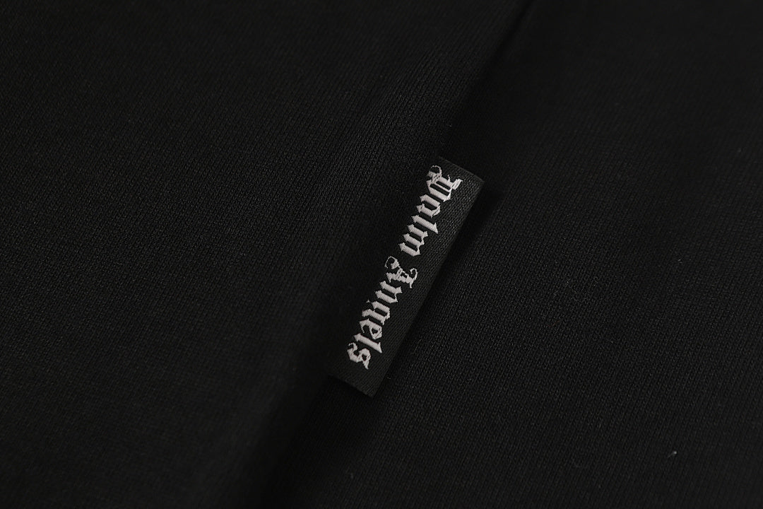Palm Angels Curved-Logo Cotton T-Shirt