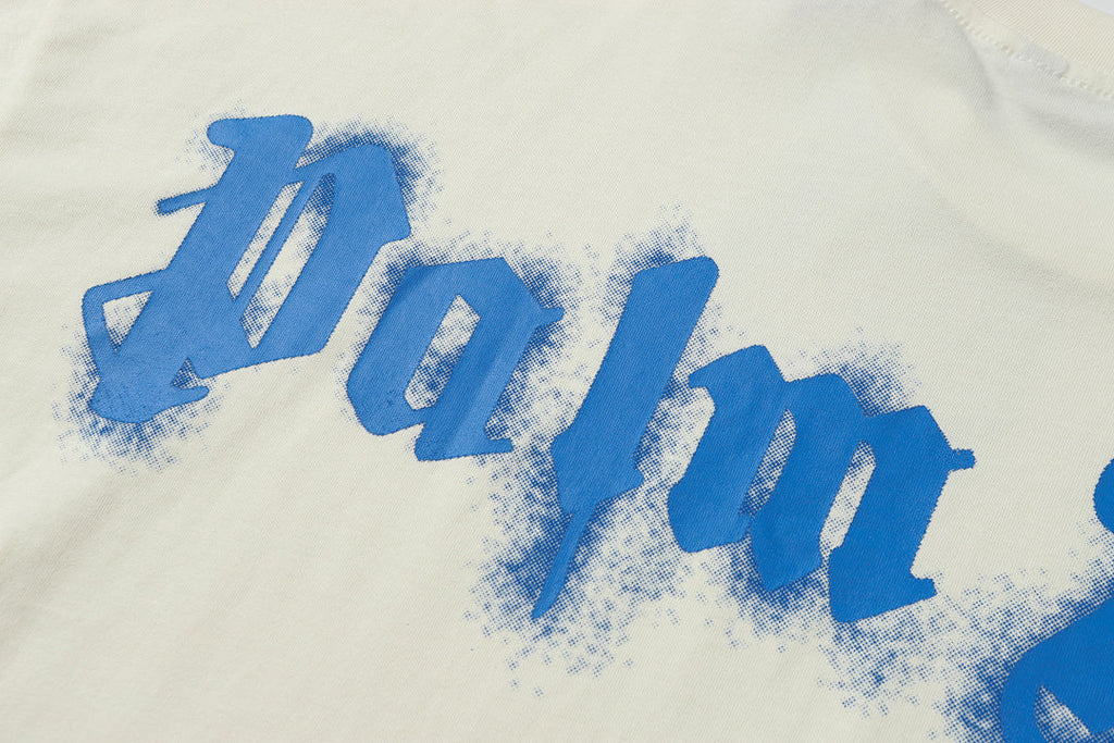 Palm Angels Curved-Logo Cotton T-Shirt