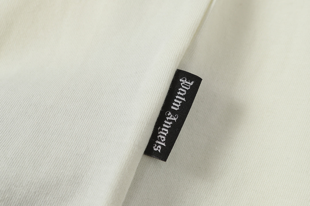 Palm Angels Curved-Logo Cotton T-Shirt