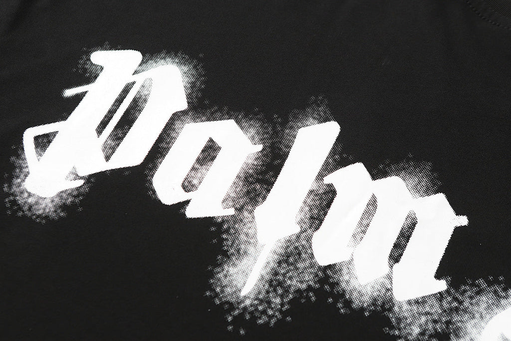 Palm Angels Curved-Logo Cotton T-Shirt
