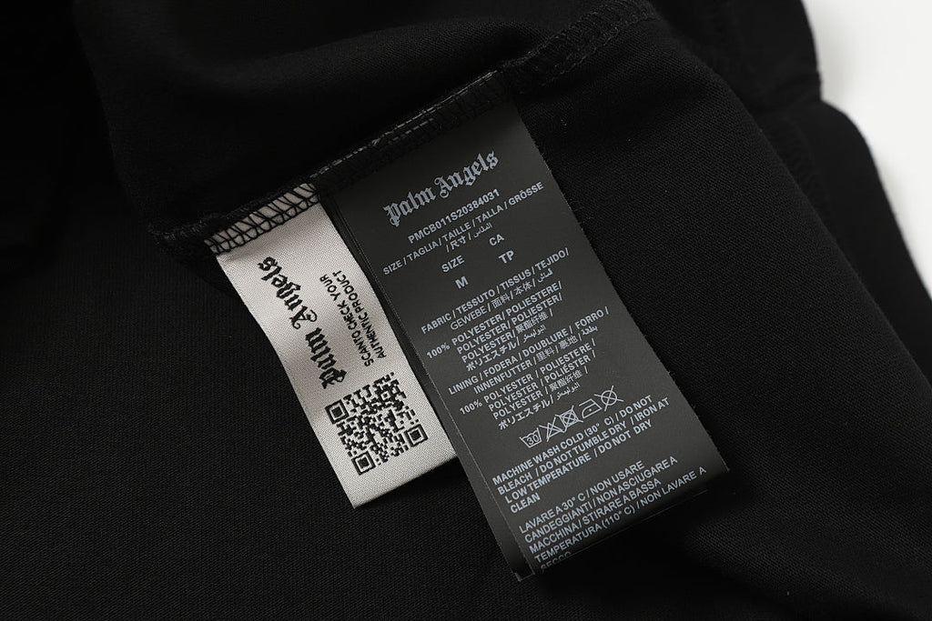 Palm Angels Curved-Logo Cotton T-Shirt