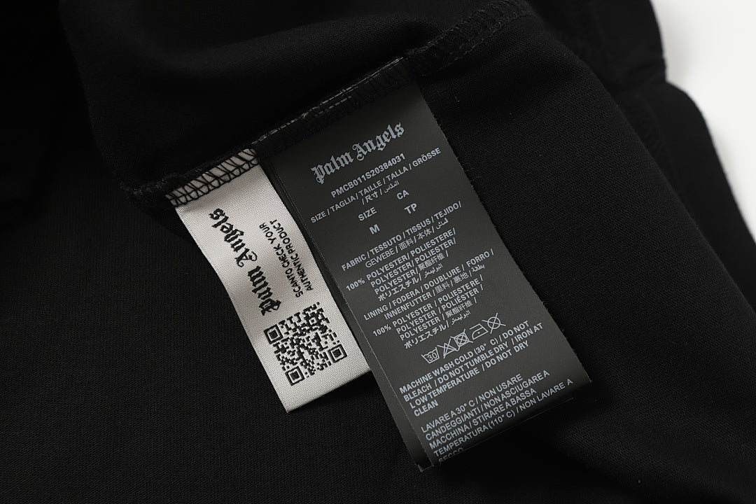 Palm Angels Curved-Logo Cotton T-Shirt
