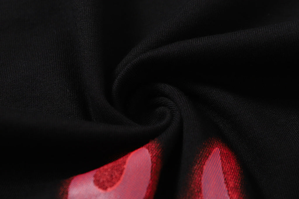 Palm Angels Flame-Print Crew-neck T-Shirt