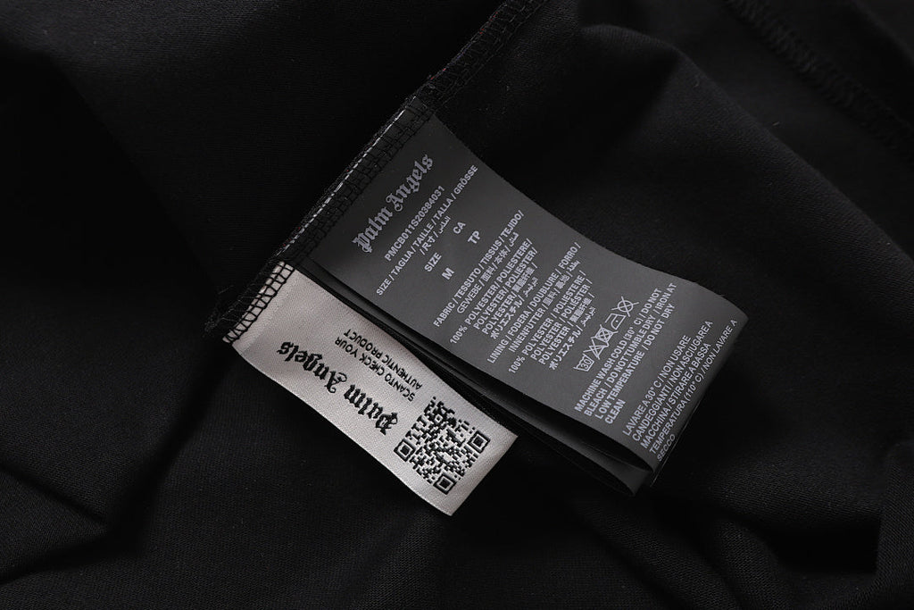 Palm Angels Flame-Print Crew-neck T-Shirt