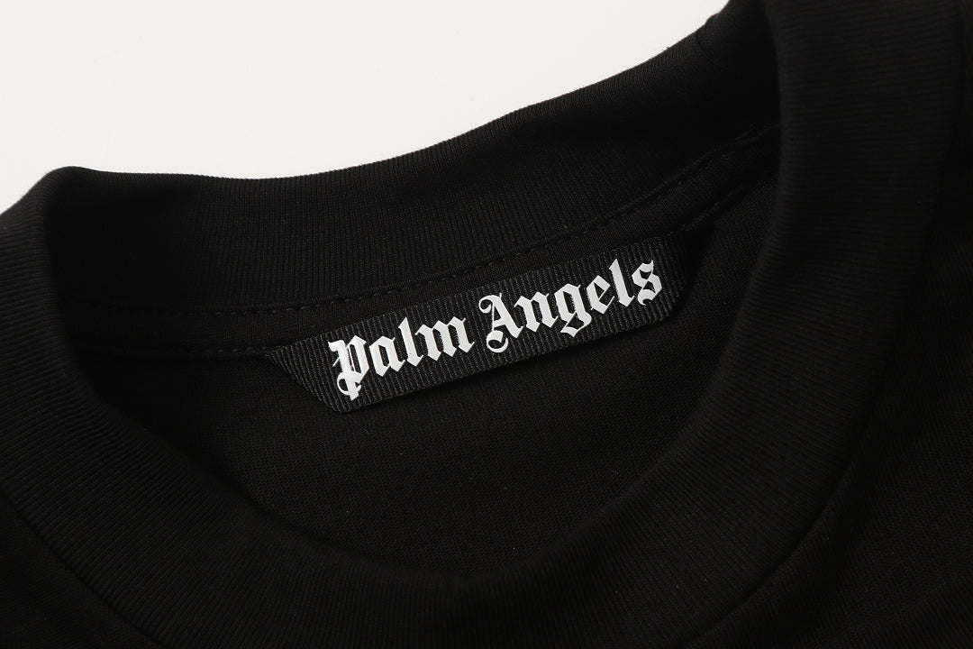 Palm Angels Print Ribbed T-Shirt