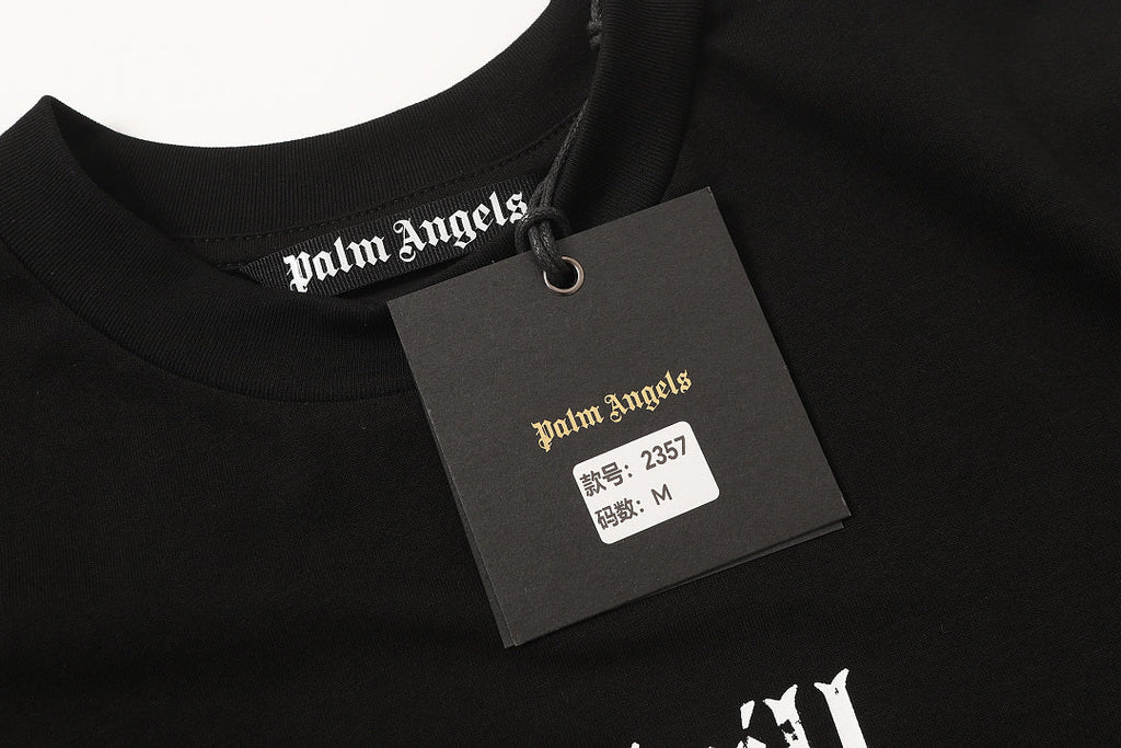 Palm Angels Print Ribbed T-Shirt