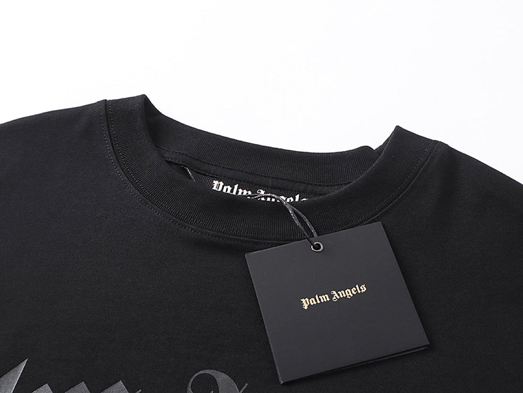 Palm Angels Curved-Logo T-Shirt