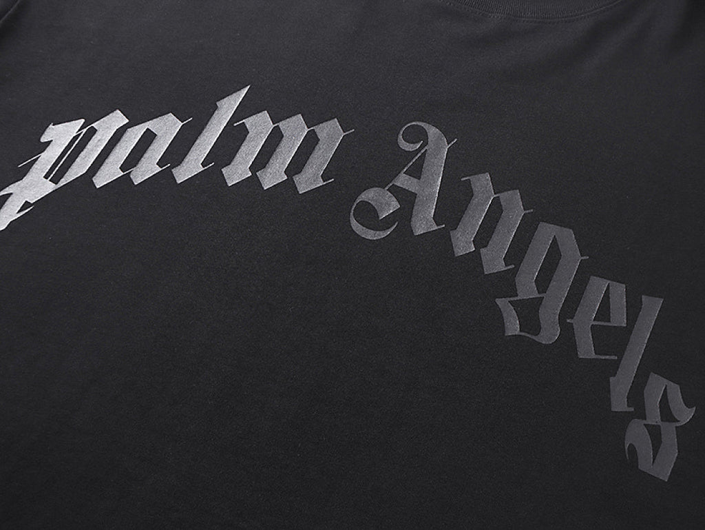 Palm Angels Curved-Logo T-Shirt