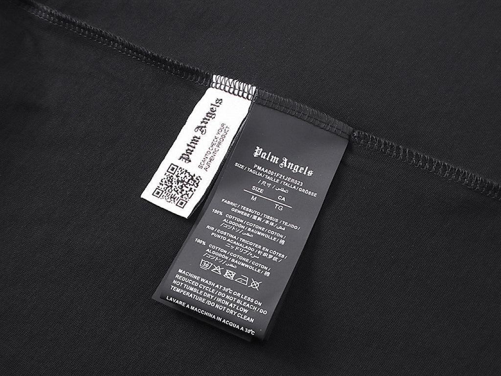 Palm Angels Curved-Logo T-Shirt