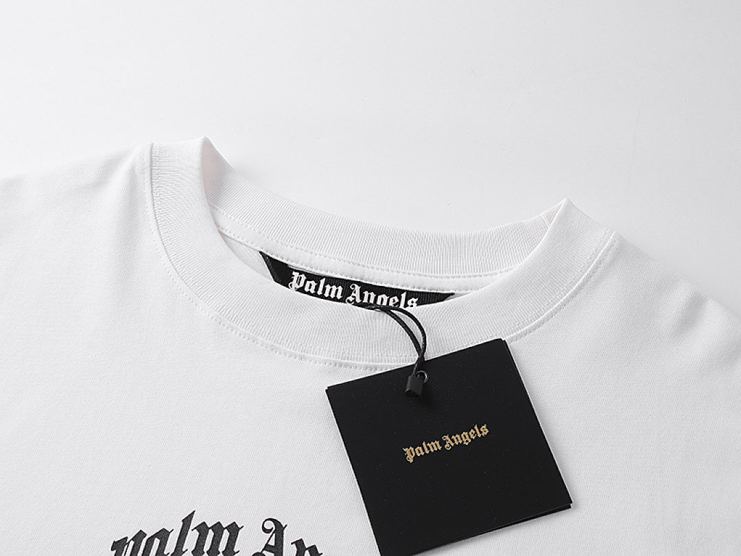 Palm Angels Curved-Logo T-Shirt
