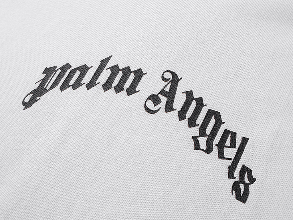 Palm Angels Curved-Logo T-Shirt