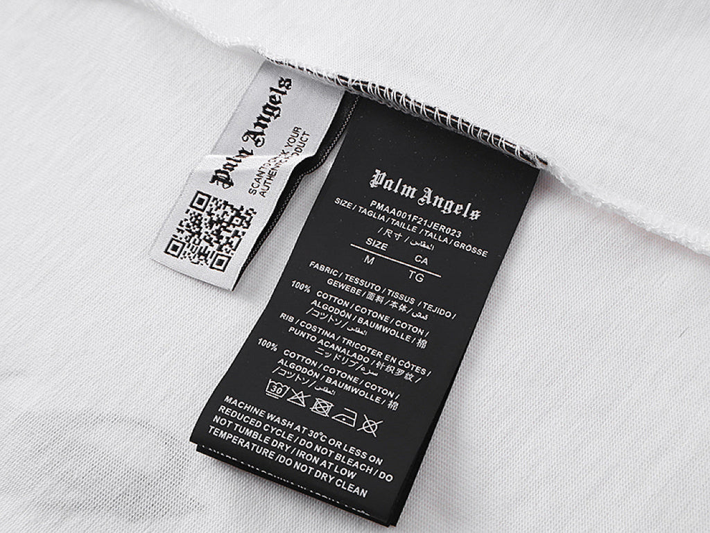 Palm Angels Curved-Logo T-Shirt