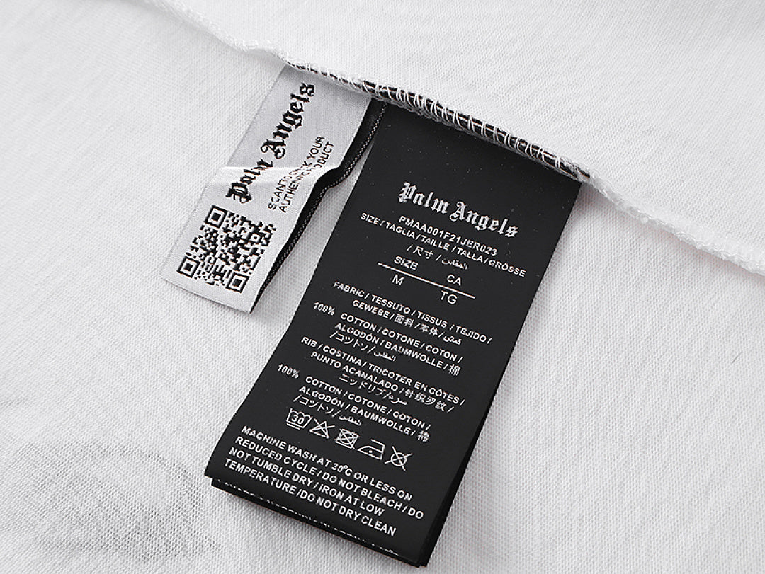 Palm Angels Curved-Logo T-Shirt