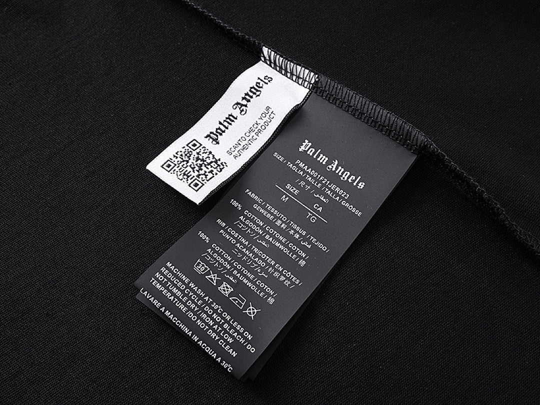 Palm Angels Curved-Logo T-Shirt