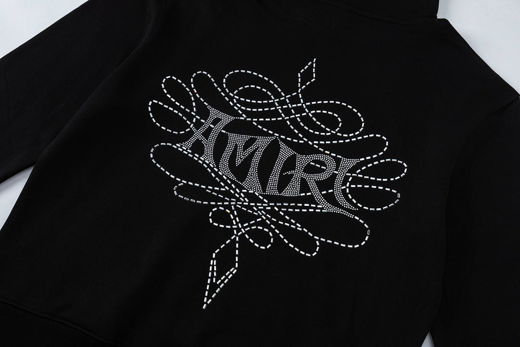 AMIRI Lasso Crystal-Embellished Hoodie