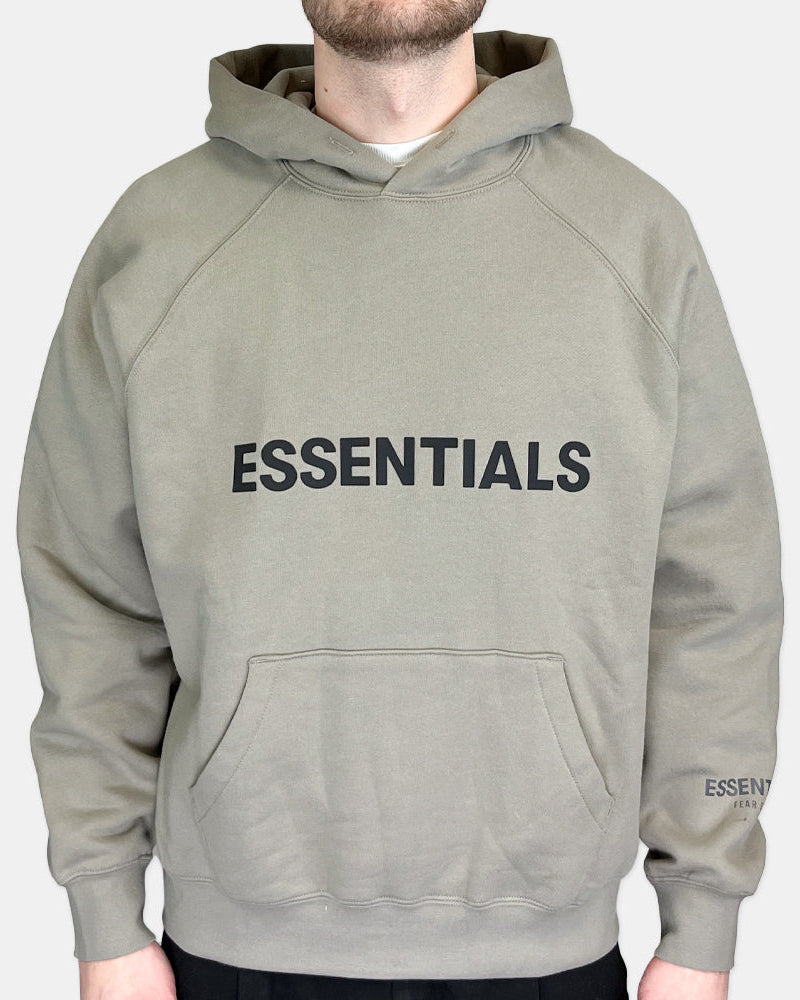 Essentials "Cement" Applique Hoodie