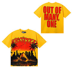 Godspeed City Coconut Tree Shark T-Shirt