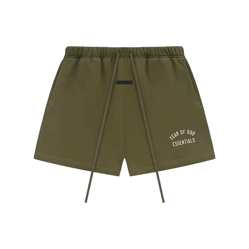 Fear of God Essentials Fleece Soccer Short Military (FW24)