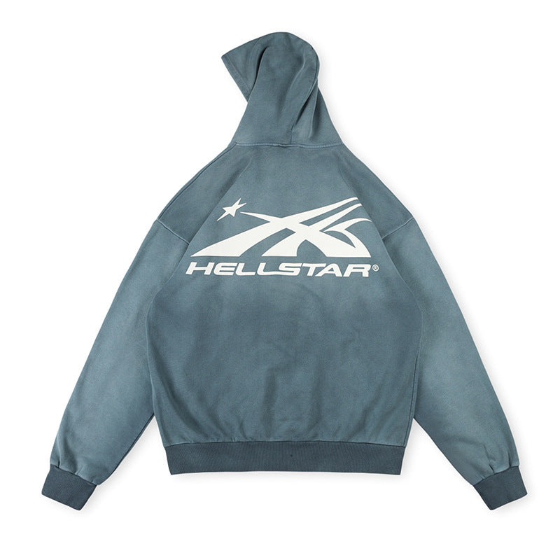 Hellstar HS Logo Zip Up Hoodie