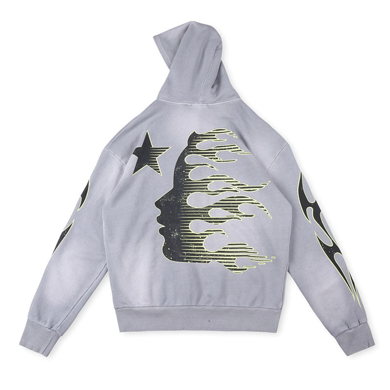 Hellstar Studios Washed Old Vintage Hoodie