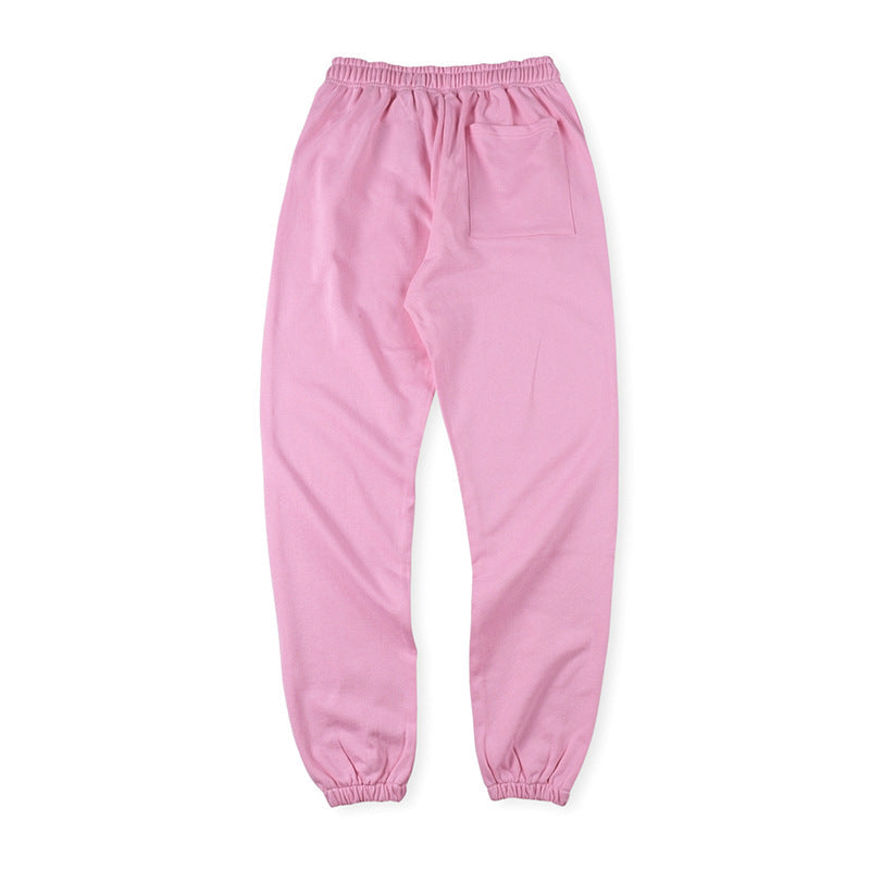 Sp5der White Foam Printing Pant-Pink #8151