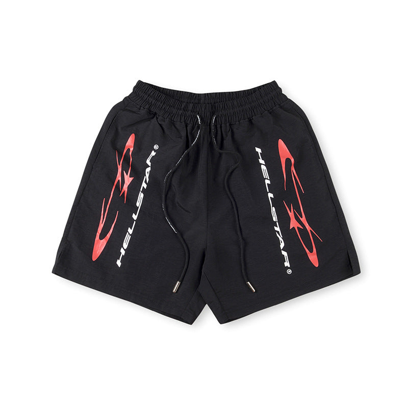 Hellstar Studios Sports Flame Shorts