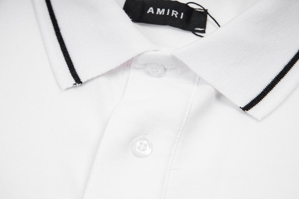 AMIRI cotton polo shirt