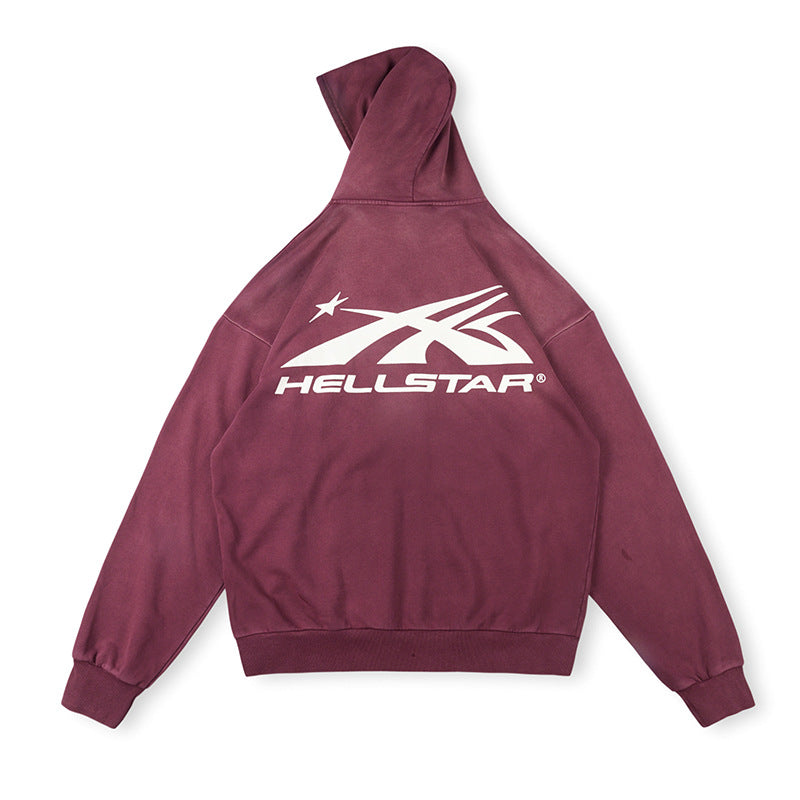 Hellstar HS Logo Zip Up Hoodie