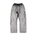 Hellstar Grey Future Flame Sweatpants