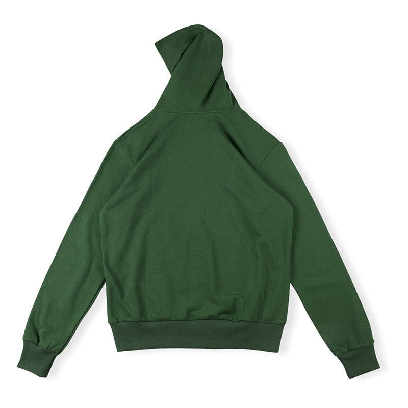 Sp5der Spider Web Print Gothic Punk Hoodie-Green #144